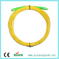 single mode simplex SC /APC-SC/APC fiber optical patch cord high retun Loss jacket PVC LSZH